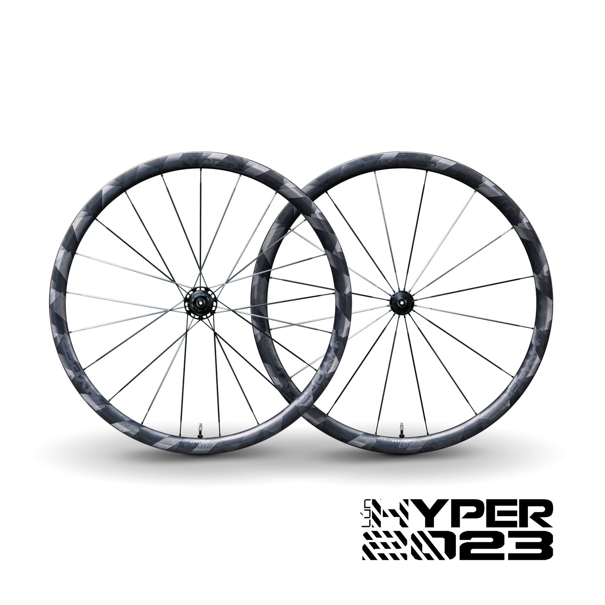 Winspace R33 Rim-Brake Wheelset. 33mm depth with 21mm internal width to perferfectly accomodate 28mm tyres. These wheels are light, stiff and stable. The ultimate climbing wheelset.